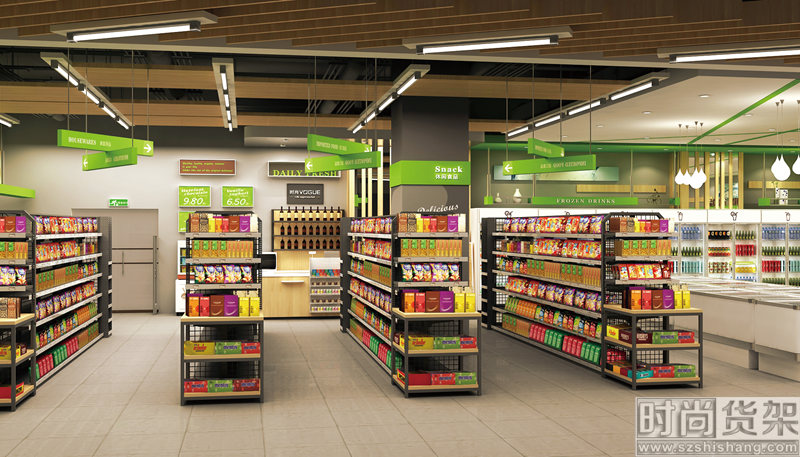 超市貨架陳列設(shè)計