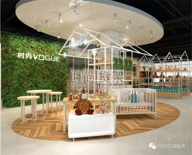 母嬰店布局設計效果圖